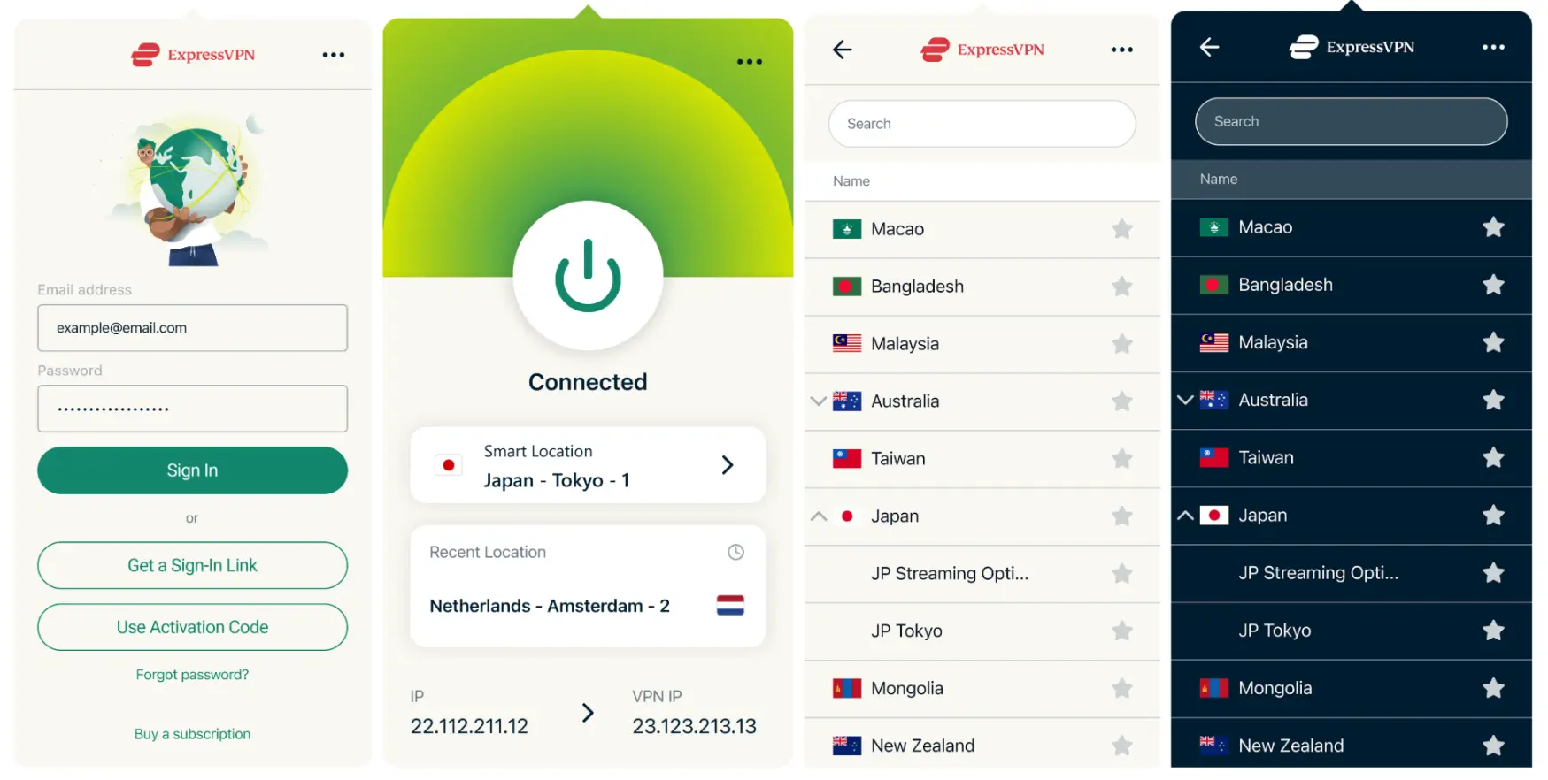 ExpressVPN online VPN software